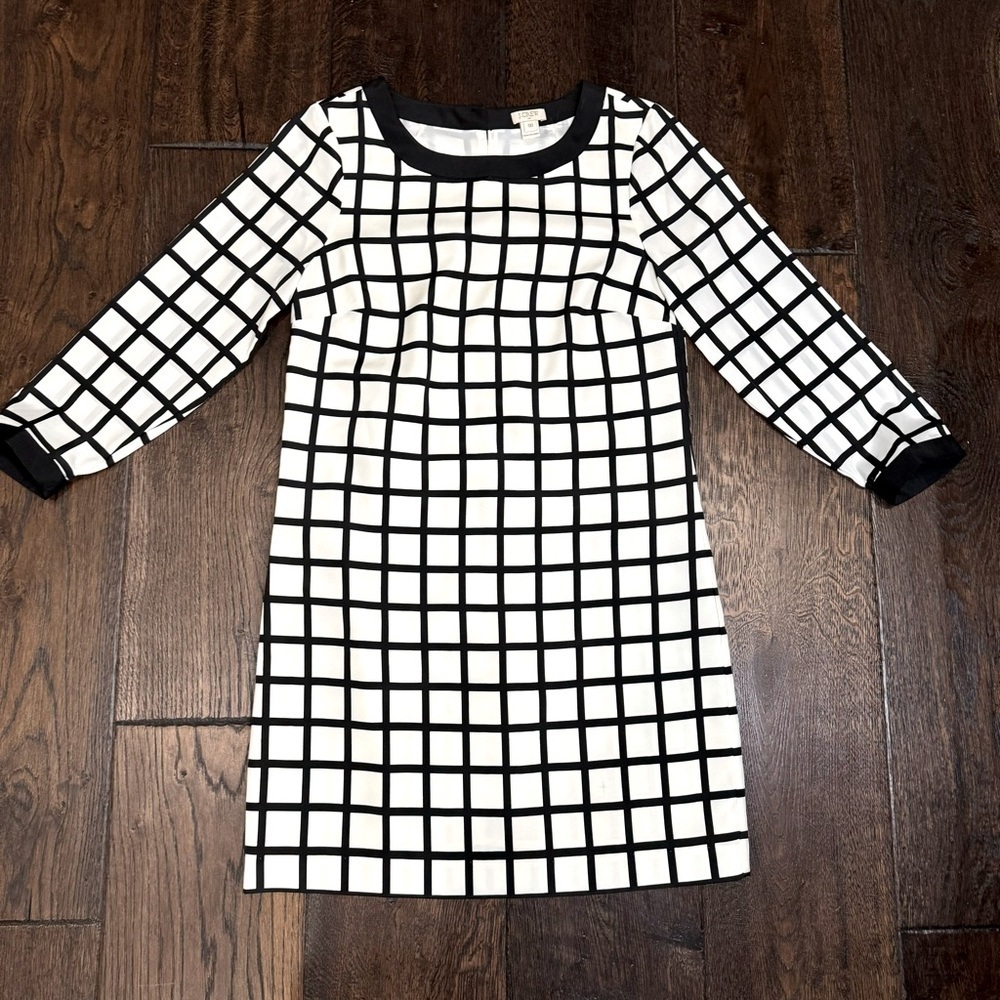 J. Crew Long Sleeve Shift Dress